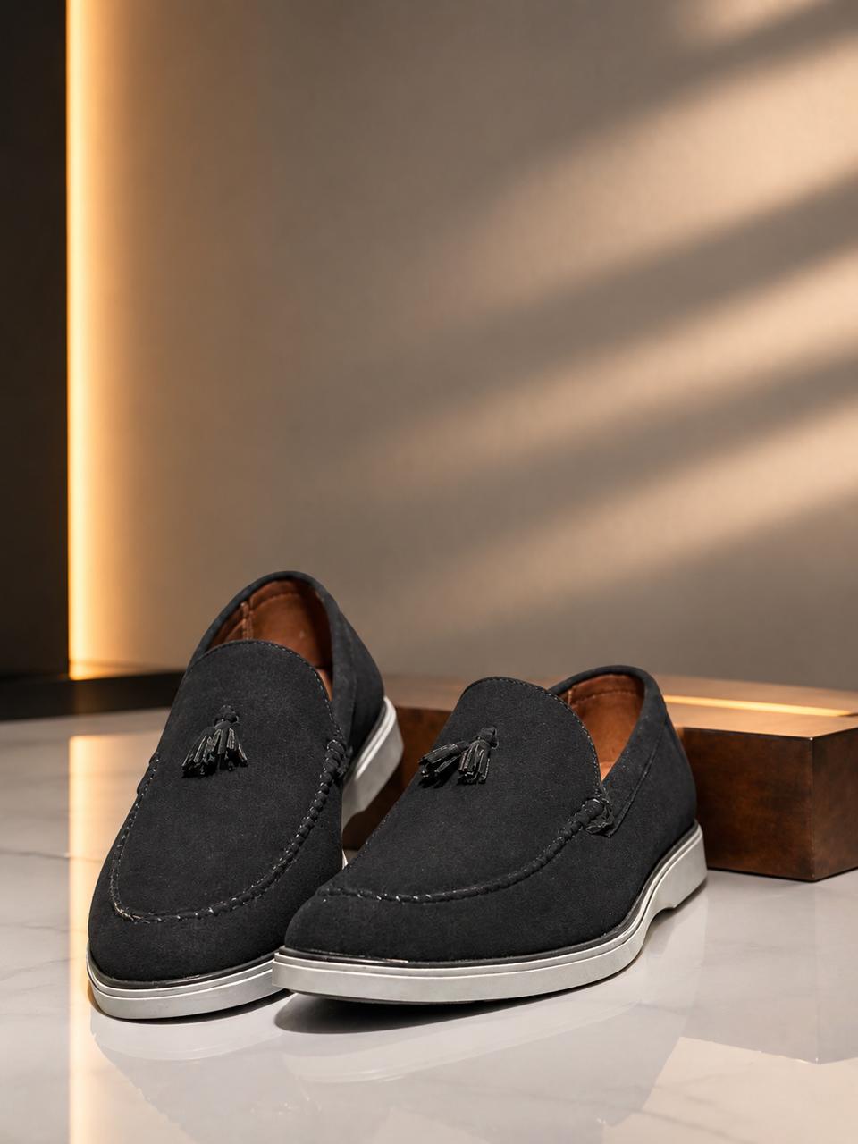 Premium Suede Tassel Loafers