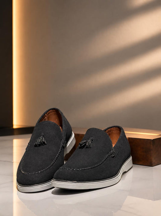 Premium Suede Tassel Loafers