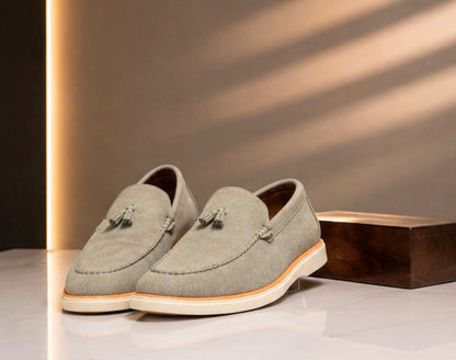 Premium Suede Tassel Loafers