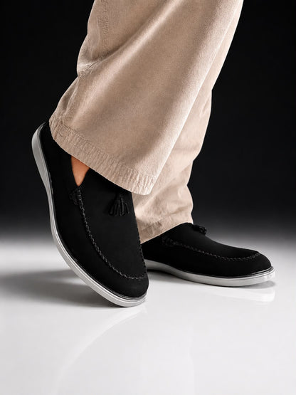 Premium Suede Tassel Loafers